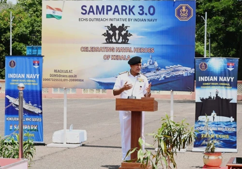 ADM R HARI KUMAR ON FAREWELL VISIT TO SOUTHERN NAVAL COMMAND